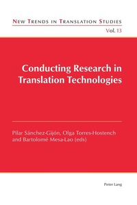 Abbildung von: Conducting Research in Translation Technologies - Peter Lang Verlag