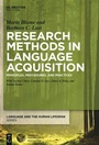 Cover: Research Methods in Language Acquisition - De Gruyter Mouton