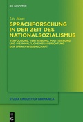 Cover: Sprachforschung in der Zeit des Nationalsozialismus - De Gruyter