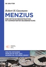 Cover: Menzius - De Gruyter