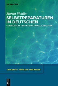Abbildung von: Selbstreparaturen im Deutschen - De Gruyter