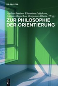 Cover: Zur Philosophie der Orientierung - De Gruyter