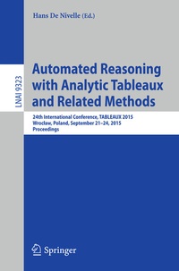 Abbildung von: Automated Reasoning with Analytic Tableaux and Related Methods - Springer