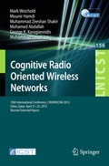 Cover: Cognitive Radio Oriented Wireless Networks - Springer