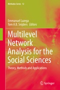 Cover: Multilevel Network Analysis for the Social Sciences - Springer