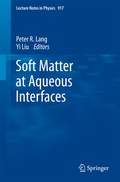 Cover: Soft Matter at Aqueous Interfaces - Springer