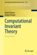 Cover: Computational Invariant Theory - Springer
