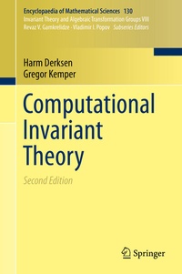 Abbildung von: Computational Invariant Theory - Springer