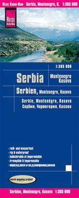 Abbildung von: Reise Know-How Landkarte Serbien, Montenegro, Kosovo / Serbia, Montenegro, Kosovo (1:385.000) - Reise Know-How Verlag Peter Rump GmbH