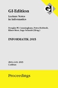 Cover: GI Edition Proceedings Band 246 45. Jahrestagung der Gesellschaft f&uuml;r Informatik - INFORMATIK 2015 - K&ouml;llen