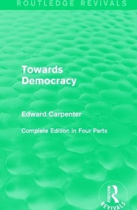 Enlarge image Cover: Towards Democracy - Routledge