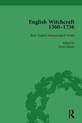 Cover: English Witchcraft, 1560-1736, vol 1 - Routledge