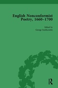 Cover: English Nonconformist Poetry, 1660-1700, vol 3 - Routledge
