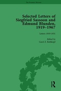 Cover: Selected Letters of Siegfried Sassoon and Edmund Blunden, 1919-1967 Vol 1 - Routledge