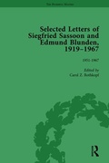 Cover: Selected Letters of Siegfried Sassoon and Edmund Blunden, 1919-1967 Vol 3 - Routledge