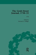 Cover: The Grub Street Journal, 1730-33 Vol 1 - Routledge