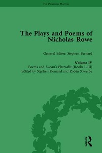 Enlarge image Cover: The Plays and Poems of Nicholas Rowe, Volume IV - Routledge