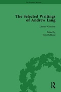 Cover: The Selected Writings of Andrew Lang - Routledge
