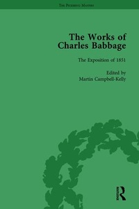 Enlarge image Cover: The Works of Charles Babbage Vol 10 - Routledge