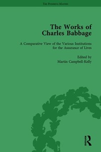 Enlarge image Cover: The Works of Charles Babbage Vol 6 - Routledge