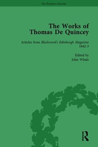 Bild vergrößern Bild: The Works of Thomas De Quincey, Part II vol 14 - Routledge