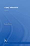 Cover: Equity and Trusts - Routledge