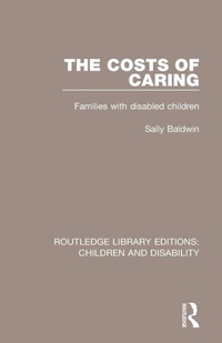 Enlarge image Cover: The Costs of Caring - Routledge