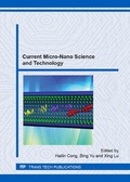 Cover: Current Micro-Nano Science and Technology - Trans Tech Publications Ltd