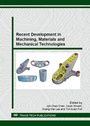 Cover: Recent Development in Machining, Materials and Mechanical Technologies - Trans Tech Publications Ltd