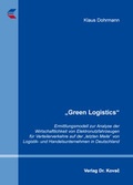 Cover: "Green Logistics" - Kovac, Dr. Verlag