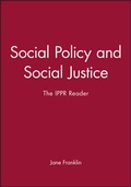 Cover: Social Policy and Social Justice - Polity Press