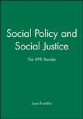 Cover: Social Policy and Social Justice - Polity Press