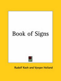 Enlarge image Cover: Book of Signs (1930) - Kessinger Publishing Co