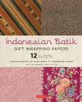 Cover: Indonesian Batik Gift Wrapping Papers - 12 Sheets - Tuttle Publishing