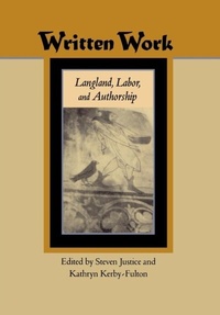Enlarge image Cover: Written Work - University of Pennsylvania Press