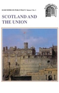 Cover: Scotland and the Union - Edinburgh University Press