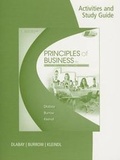 Cover: Activities and Study Guide for Dlabay/Burrow/Kleindl's Principles of Business, 9th - South Western Educational Publishing