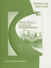 Enlarge image Cover: Activities and Study Guide for Dlabay/Burrow/Kleindl's Principles of Business, 9th - South Western Educational Publishing