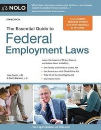 Enlarge image Cover: Essential Guide to Federal Employment Laws - NOLO