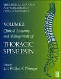 Cover: Clinical Anatomy and Management of Thoracic Spine Pain - Butterworth-Heinemann