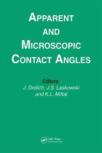 Abbildung von: Apparent and Microscopic Contact Angles - CRC Press