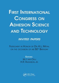 Abbildung von: First International Congress on Adhesion Science and Technology---invited papers - CRC Press