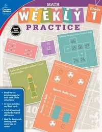 Enlarge image Cover: Math, Grade 1 - Carson Dellosa Education