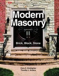 Enlarge image Cover: Modern Masonry - Goodheart-Wilcox Publisher