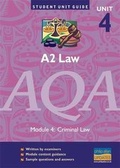 Cover: AQA Law - A2 Module 4 - Philip Allan Updates