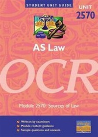 Enlarge image Cover: AS Law Unit 2570 OCR: Module 2570 - Philip Allan Updates