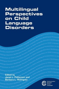 Enlarge image Cover: Multilingual Perspectives on Child Language Disorders - Multilingual Matters