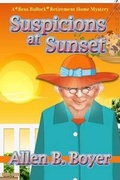 Cover: Suspicions at Sunset - Cozy Cat Press