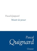 Cover: Mourir de penser - Grasset
