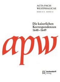 Enlarge image Cover: Acta Pacis Westphalicae - Aschendorff